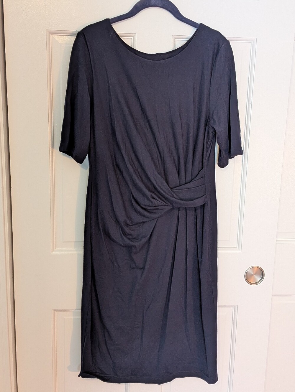 Philosophy dark navy blue dress, women's large